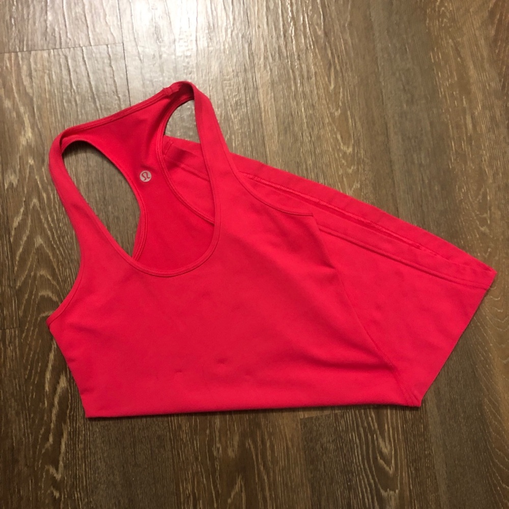 PINK LULULEMON TANK
